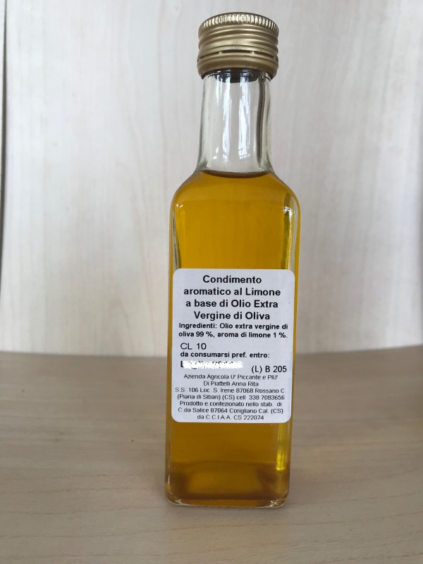 Condimento al Limone - Olio EVO